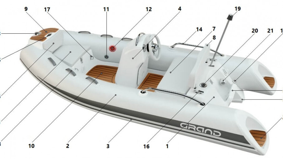 GRAND Golden Line G340, GRAND Golden Line G340EF, Grand G340, G340, Rigid Inflatable Boat, RIB, Inflatable Boats, Inflatable Boat Grand, rib boat, ribs